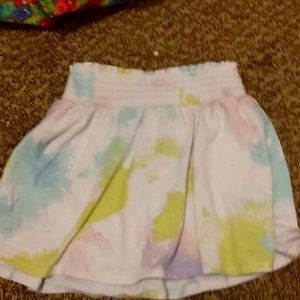 A tye die skirt